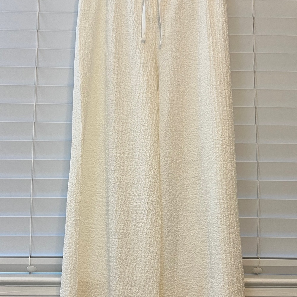Textured Cover-Up Pants